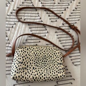 Universal Thread Black and Cream Spotted Crossbody Bag